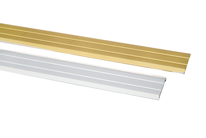 Gulvprofil aluminium - 2,5 x 25 mm x 0,9 m